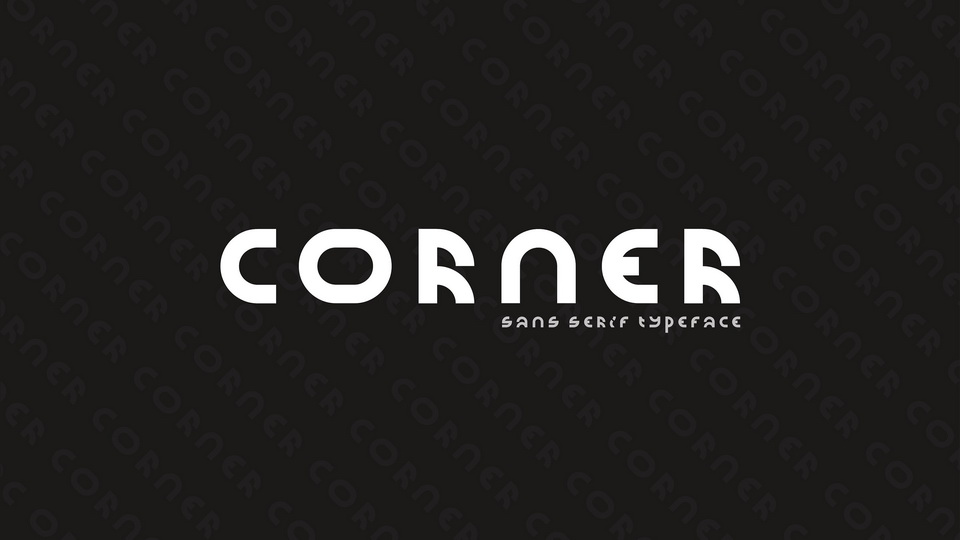 Corner 一种基于少数模块的几何无衬线免费商用字体
