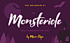 Monsteride 甜蜜卡爱卡通海报标题脚本字体下载