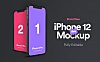 iPhone 12 Pro苹果手机设计样机套件 iPhone 12 Pro Mockup