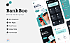 iOS手机电子银行金融交易平台应用程序App界面设计套件Bankboo Mobile Banding App Kit