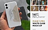 1.86GB白色iPhone11手机保护壳设计样机模板elements iphone-11pro white case mock up