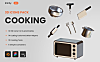 30个高级拟真3D厨房用品餐具图标Kitchy - 3D Cooking ware Icons