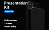 暗黑色系磨砂质感iPhone 11 Pro设计样机 Presentation Kit iPhone 11 Pro