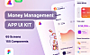 钱包记账资金管理iOS App应用 UI 套件 Letify - Money Management App UI Kit