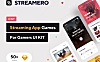 游戏娱乐直播平台App应用iOS UI套件 Streamero Streaming App UI KIT