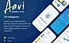1000+常用的通用移动应用程序 UI 套件 Aavi Mobile App UI Kit