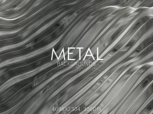 银色3D抽象拉丝金属背景图素材 metal-backgrounds