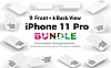 iPhone 11 Pro粘土风格多角度展示设计样机套装 iphone-11-pro-mockup-bundle