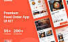 高级食品外卖点单订购应用程序UI 套件 Yummie Premium Food Order App UI Kit