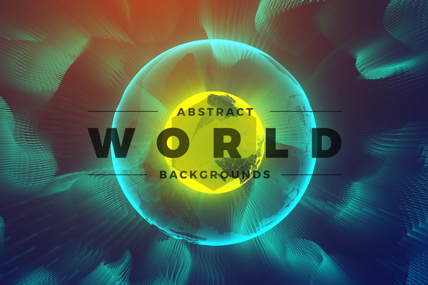高科技质感的时尚抽象世界地球粒子背景底纹纹理集合 abstract-world-particles-backgrounds