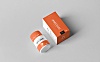 多角度高级药品&维生素包装VI样机展示模型 supplement-jar-box-mock-up