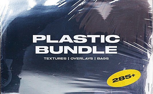 4.77GB透明塑料保鲜膜气泡袋包装纹理素材包 Plastic Bundle Branding Wrap Texture