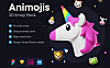 90+3D动物主题emoji图标合集 Animojis 3D Icon Pack