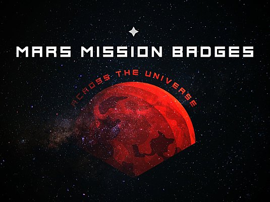 16款火星主题徽章logo设计模板EPS格式 16-Space-(Mars-Themed)-Logos