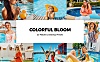 20款活力色彩调色LR滤镜预设+LUT预设 20 Colorful Bloom Lightroom Presets & LUTs