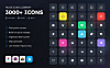 3000+高质量icon设计UI图标素材包 Huge Icons Pack - 3,000+ Icons