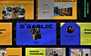 高端多彩文字主题PPT模板幻灯片 garlic-powerpoint-template