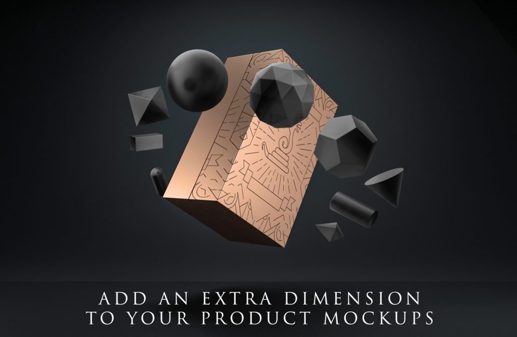 矢量3D几何形状球体立方体圆锥体12种配色PSD,AI格式3D Geometric Shapes Pack-酷社 (KUSHEW)