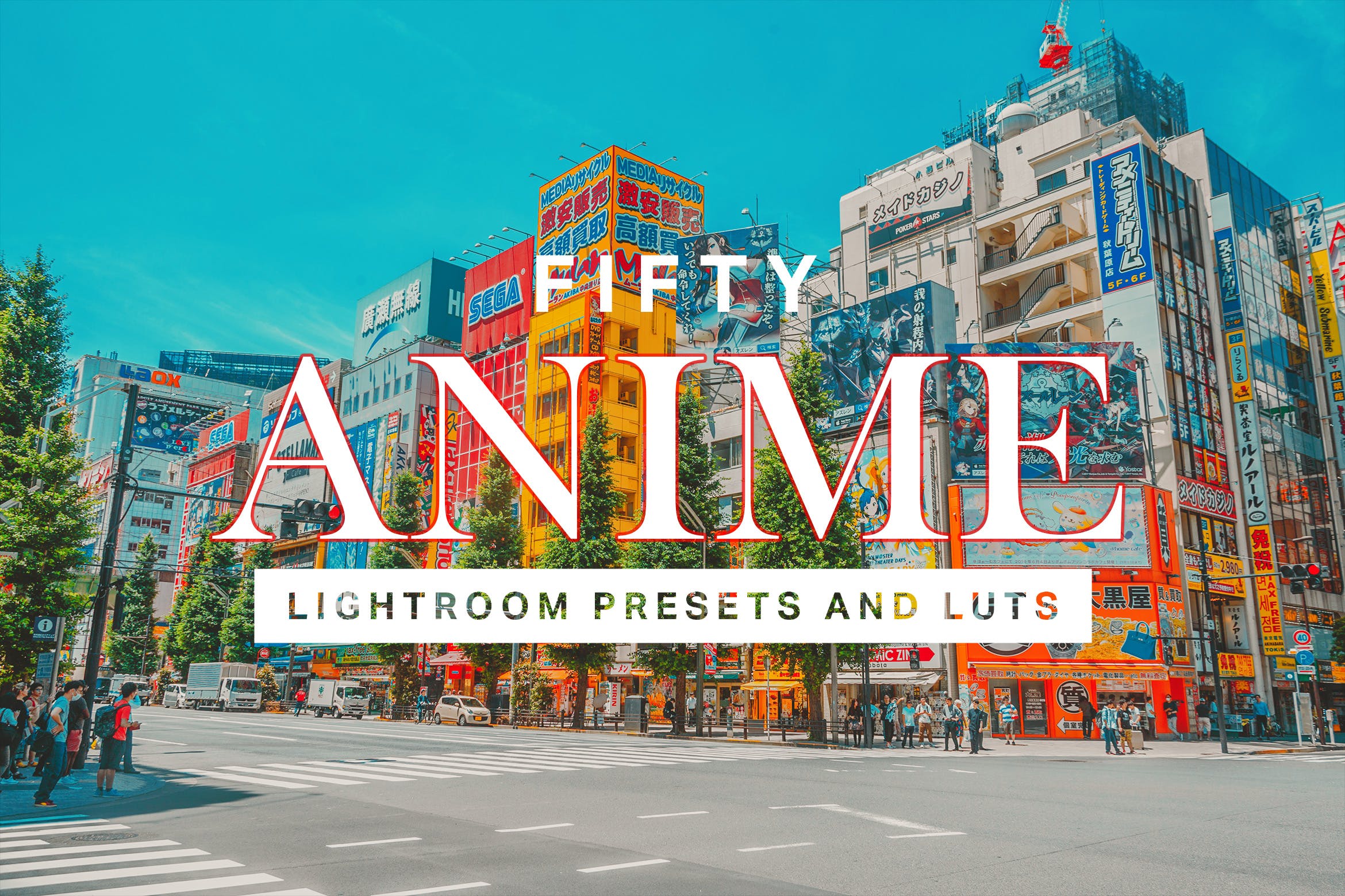 50款日系动漫手绘风格LR照片滤镜预设 50 Anime Lightroom Presets and LUTs-酷社 (KUSHEW)