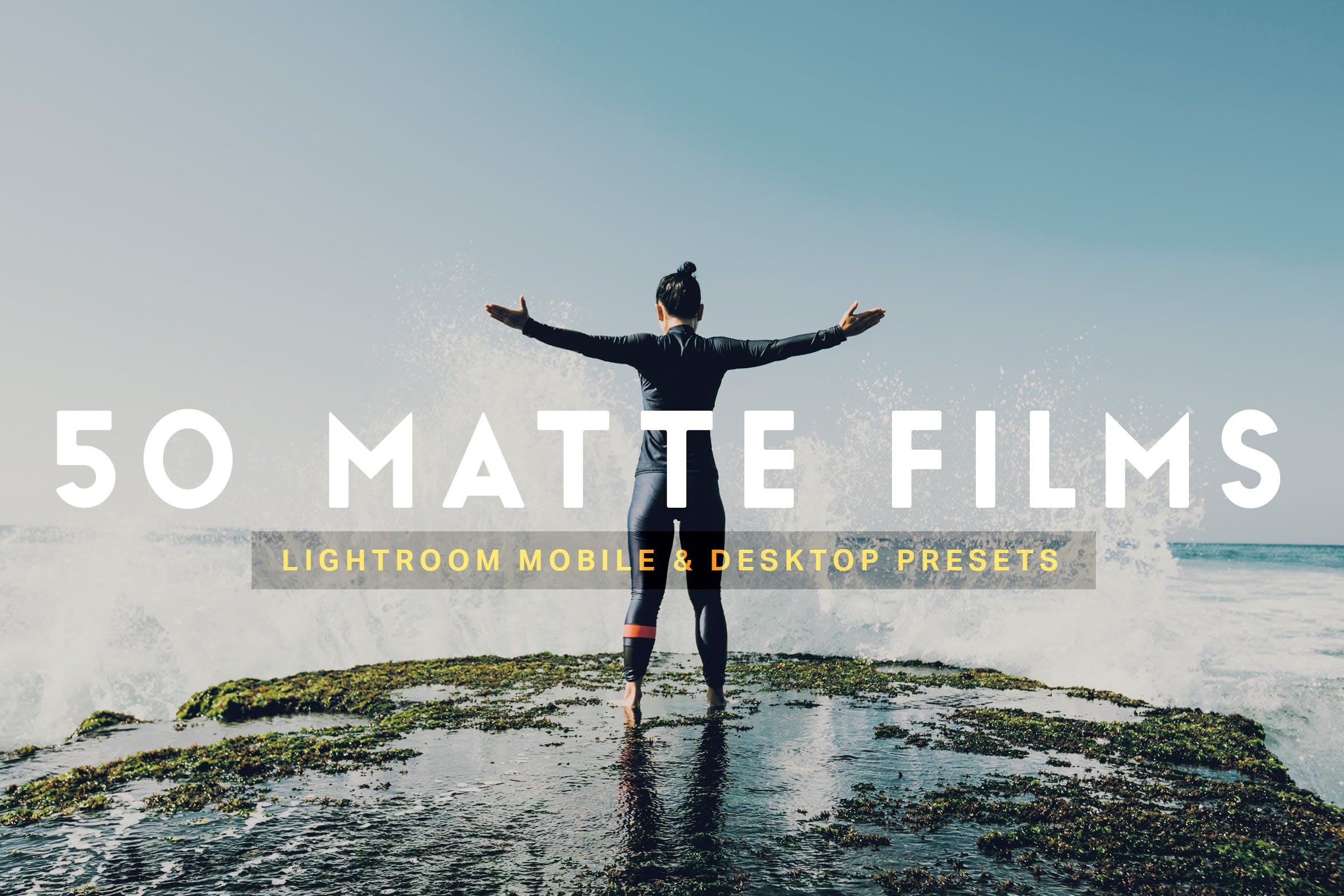 50款电影胶片哑光色效果Lightroom调色预设 50 Matte Film Lightroom Presets LUTs-酷社 (KUSHEW)