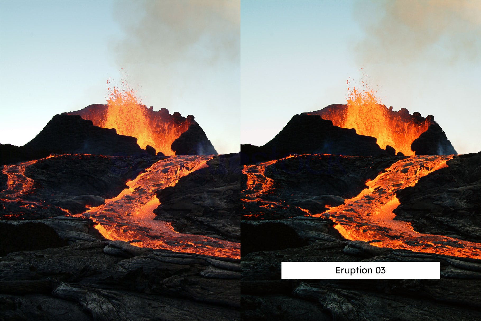 20款熔岩火山照片处理必备LR预设+LUT预设 20 Volcano Lightroom Presets & LUTs-酷社 (KUSHEW)