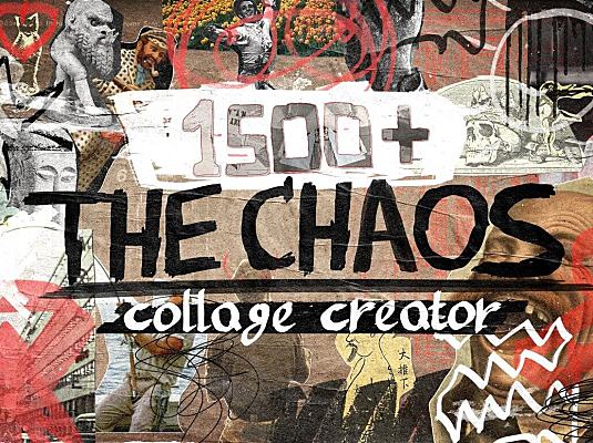 1500+欧美艺术手绘图形元素Anti Design 1 - The Chaos 1500+ PNG