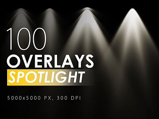 100个舞台灯光聚光灯叠加图层效果JPG集合100-spotlight-overlays