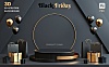 C4D质感黑色星期五3D产品展台背景 black-friday-product-stand-3d-background