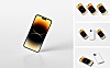 4款iPhone 14 Pro Max屏幕展示设计样机素材iphone-14-pro-max-mockup