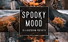 莫兰迪黑橙色电影感风光旅拍LR预设调色滤镜 Spooky Mood LIMITED Lightroom Presets Pack
