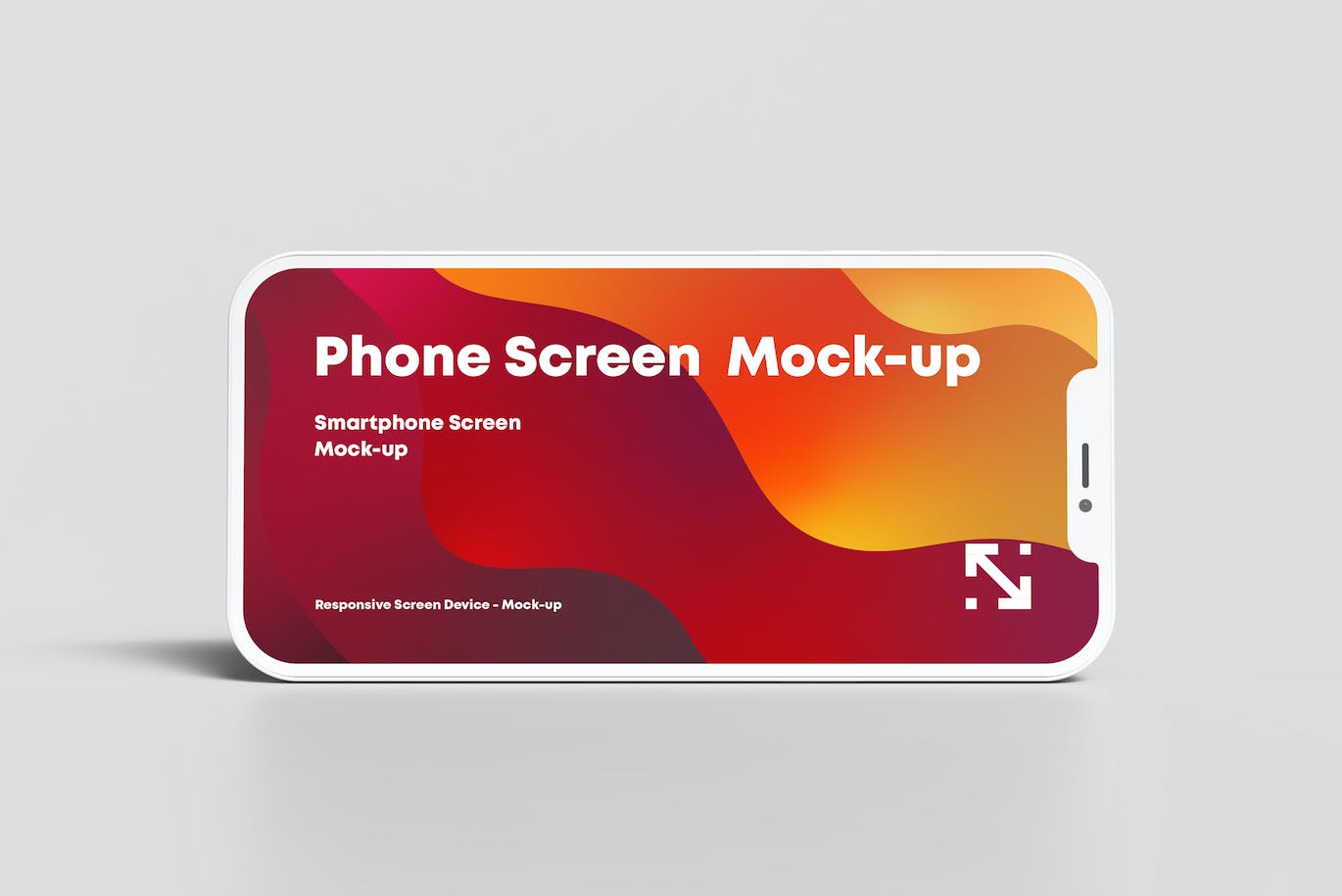 粘土风iPhone 14手机样机模型屏幕UI展示智能图层phone-screen-mock-up-酷社 (KUSHEW)