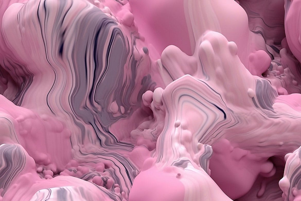 艺术感10+3D立体艳丽渐变墨水背景3d-ink-drops-in-water-seamless-texture-backgrounds-酷社 (KUSHEW)
