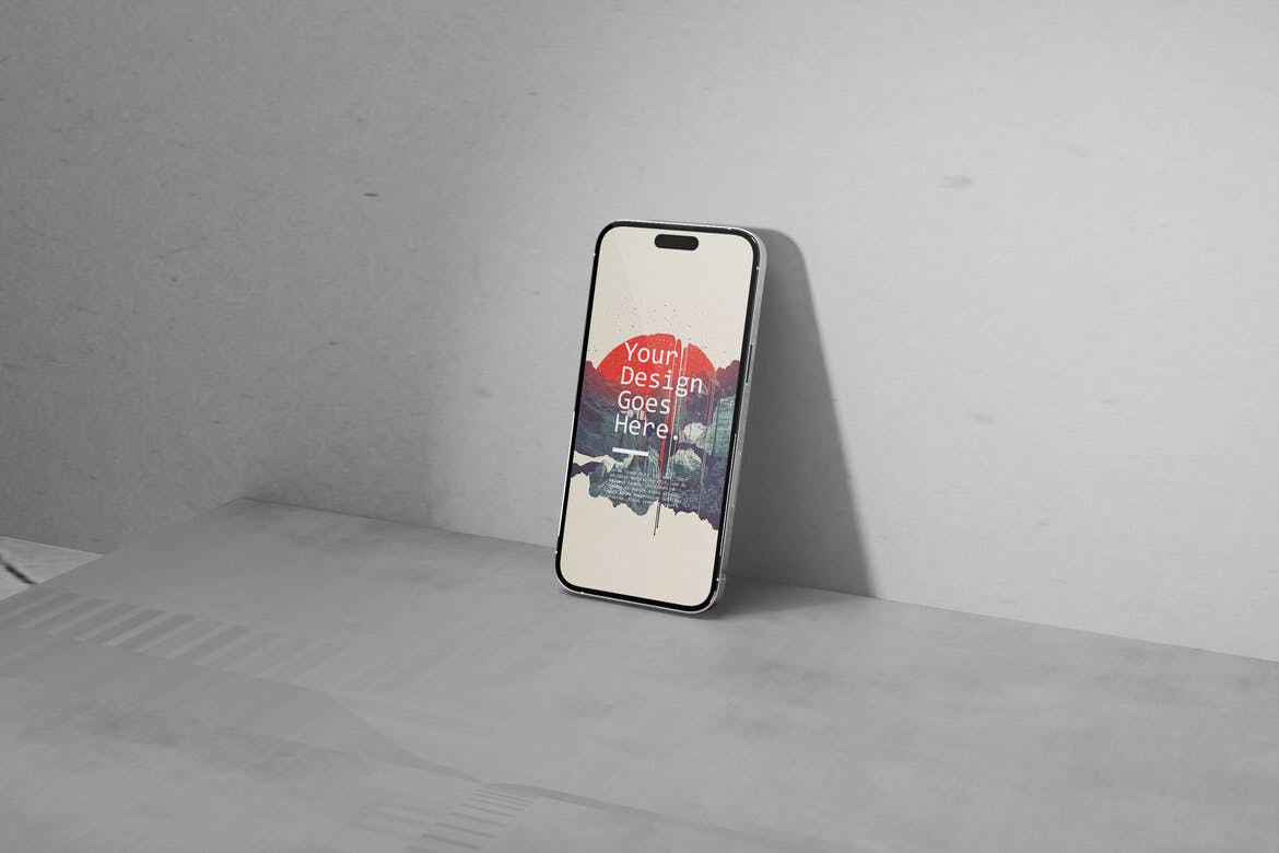 iPhone 14 Pro Max灵动岛手机屏幕样机display-phone-mockup-酷社 (KUSHEW)